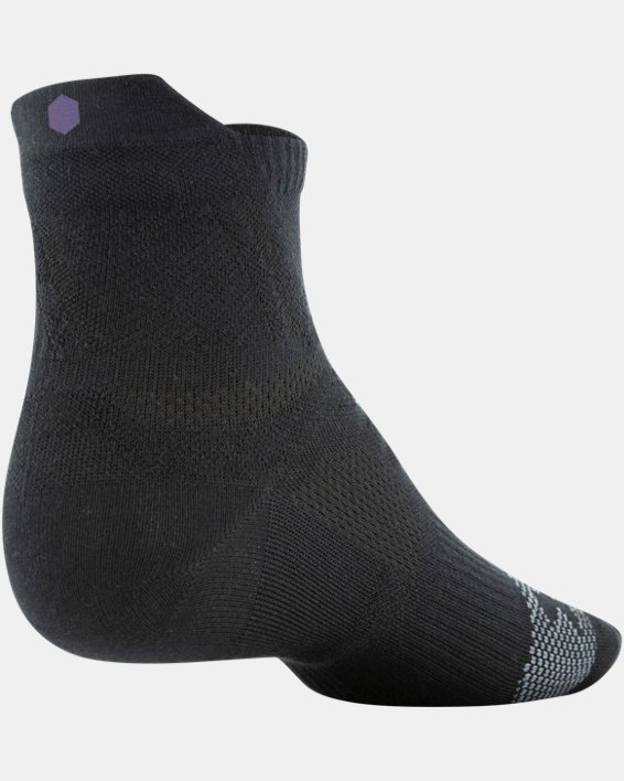 Unisex UA RUSH™ Quarter Socks, Black, pdpMainDesktop image number 3
